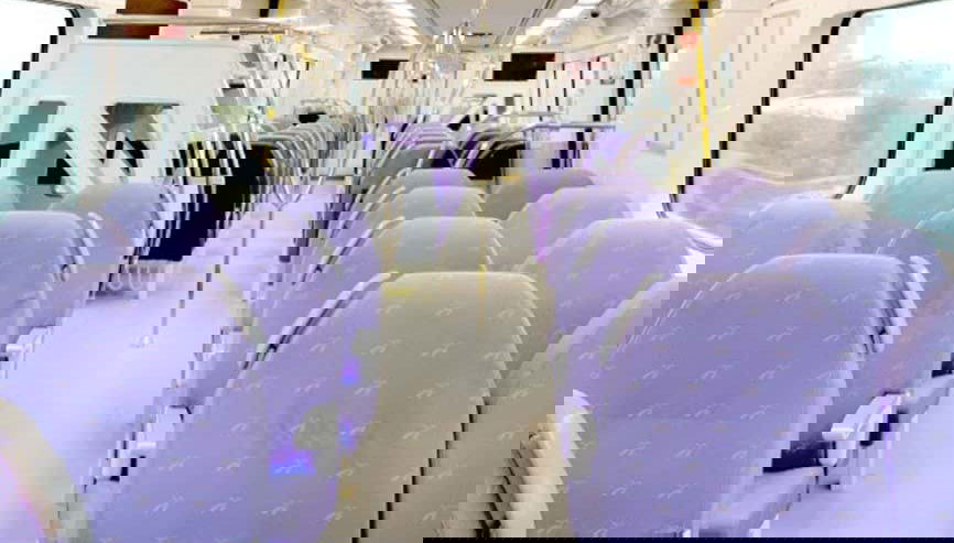 All'interno del Taoyuan Airport MRT