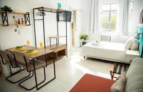 Studio na zona cultural do Rio! A/C, Wi-Fi, TV - Foto 23