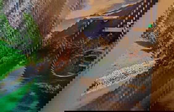 TinyHousebeiDresden spektakuläres winziges Häuschen auf Stelzen im Pferdeteich, Kaminofen, umlaufende Terrasse - Nähe Sächsische Schweiz - Foto 9