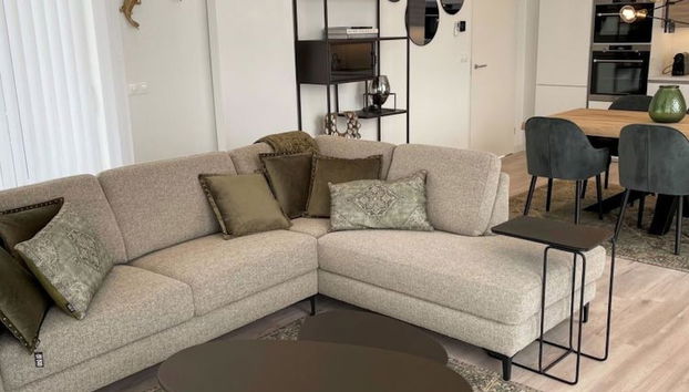 Holiday Home in Zeeland With Workation Setup - Foto 5, Zona de estar