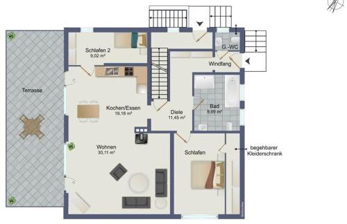 Holiday apartment with 2 bedrooms - Foto 14