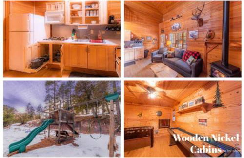 Cabin#2 Elk Hallow - Pet Friendly - Sleeps 6 - Playground & Game Room - Foto 5