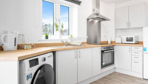 Modern Two Bed Apartment - Sleeps 3 - WiFi & Parking Included 57C - Foto 4, stove