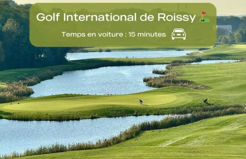 Detente et Confort, proche Gare RER D, CDG, Astérix - Foto 30