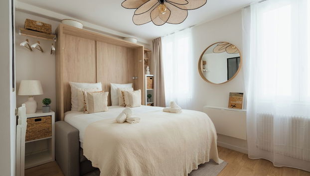 Cosy studio près du Panthéon - Foto 4, Habitación