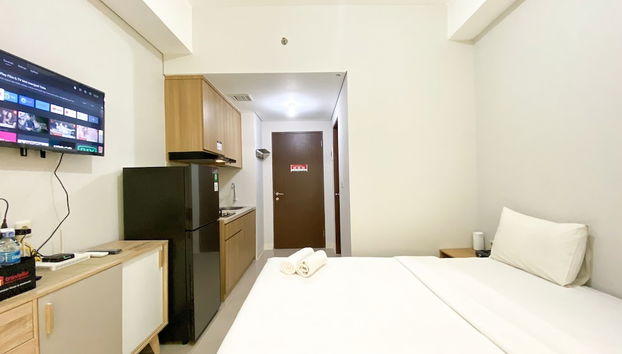 Serene Designed Studio Transpark Juanda Bekasi Timur Apartment - Foto 2, Habitación