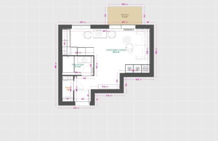 Meublé 3 étoiles - PISCINE- BALCON - TENNIS - Foto 43