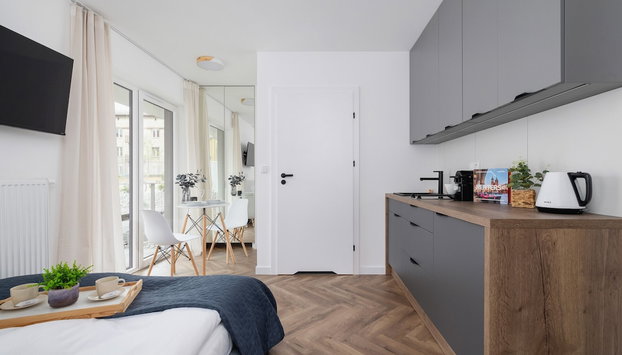 Modern Apartment in Kraków by Renters - Foto 5, Cocina privada