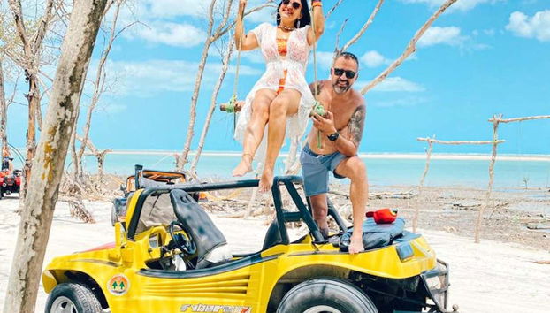 Desfrutando das paisagens de Jericoacoara