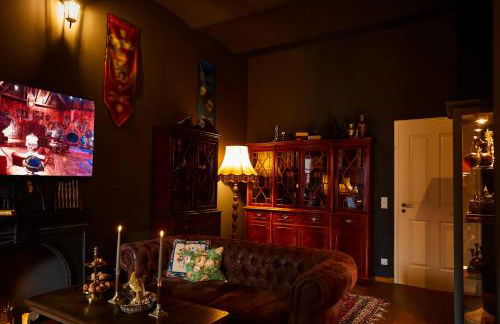 Wizard Apartment Hamburg - 3 Schlafzimmer - 156 qm mit Dachterrasse - bis 10 Personen - Dusche & Badewanne - Küche - Smart TV - kostenloser Parkplatz - Foto 27