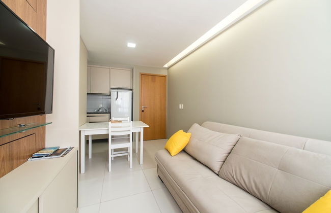 Excelente flat em Setúbal, Boa Viagem 1Q 3 pessoas. Conforto e ótima localização PM805 - Photo 8