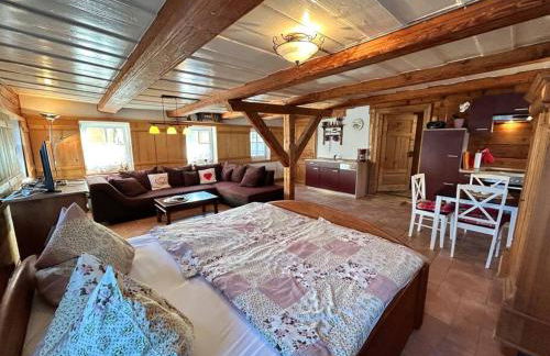 Historische Blockstube anno 1763 - Romantisches Studio-Apartment mit Infrarot-Sauna - Foto 12