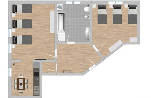 WA1002 Geräumige Monteurwohnung Übergangswohnung - Foto 11