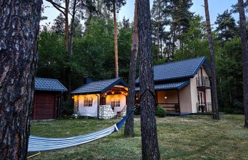 Kajaki wino i śpiew - domek z sauną w otoczeniu lasów i sąsiedztwie zalewu - Foto 1