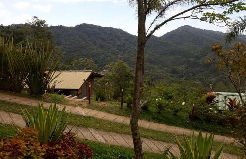 Chalé Pakere Montebello Lumiar - lareira, wi-fi, sauna, piscina - vista incrível - locação do chalé sem prestação de serviços - Foto 17