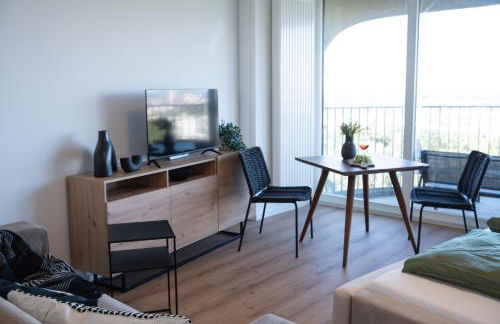 Helles Apartment mit tollem Blick über Augsburg - Foto 7