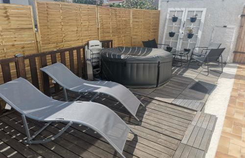 Appartement-1- prive, terrasse, parking et jardin - Foto 10