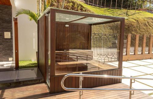 Sítio Cinco Folhas, recanto com vista pra montanha - Foto 13