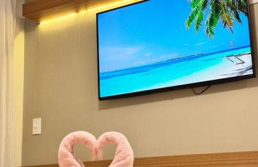 Magnífico APARTAMENTO de Charme - 3 quartos AR CONDICIONADOS SPLIT - Beira Mar, 2 banheiros, 2 Vagas Garagem, 4 Varandas, 2 Elevadores, Redes para Descanso, Wi-Fi, Air Fryer, Disney Plus, HBO Max, Cadeiras de Praia e Caixa Térmica - Photo 44