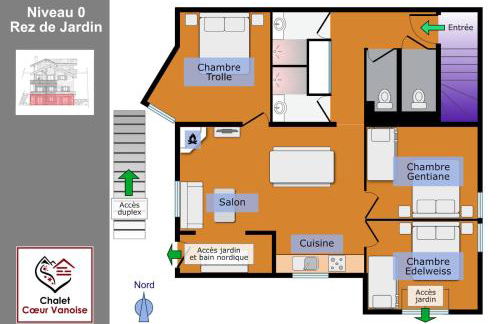 Chalet des Trappeurs Coeur Vanoise 15 persons - Foto 37