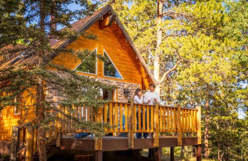 Timber A-Frame, Large Deck, Hot Tub, Fireplace - Foto 9