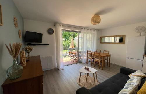 Appartement avec chambre, terrasse et jardinet proche plage, forêt pins, piste cyclable, lac - Foto 5