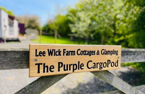 Purple CargoPod at Lee Wick Farm Cottages & Glamping - Foto 11
