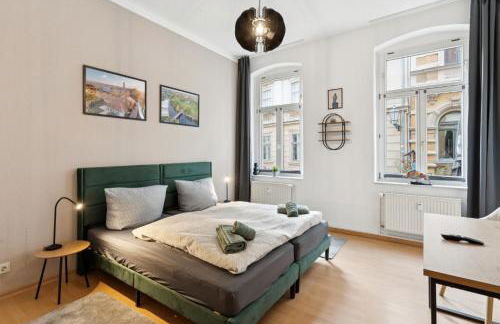 Larooms Halle - Apartment KU11 - 2 Schlafzimmer - 4 Betten - Waschmaschine & Trockner - Foto 7