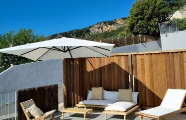 Casa lunga, 8 pax, clim, vue mer, piscine - Foto 3