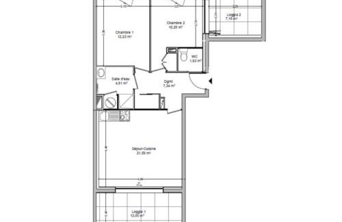 La Londe La Mer : appartement proche plages & vue superbe sur les îles d'or - Foto 36