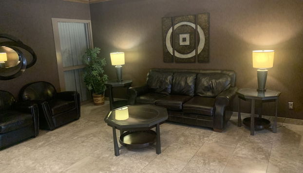 Lobby sitting area