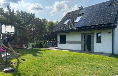 Mazury Dom Oskar nad jeziorem Sasek Wielki z jakuzzi - Foto 7