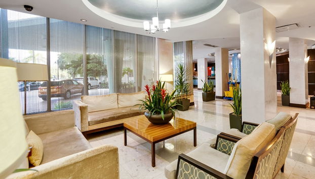 Zona de estar del vestíbulo