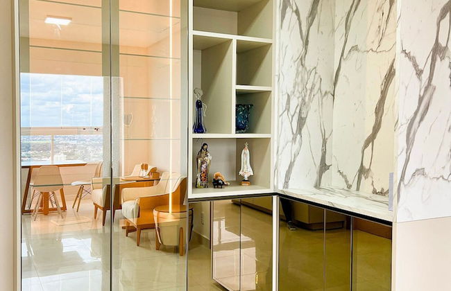 Apto Moderno com Vista Fantástica do Flamboyant - Foto 59