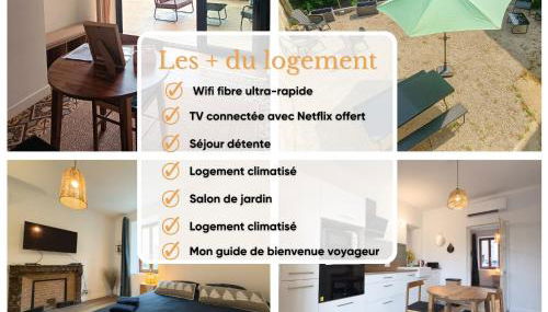 Evasion, vue jardin, Terrasse, WIFI haut-débit, RDC - Foto 4