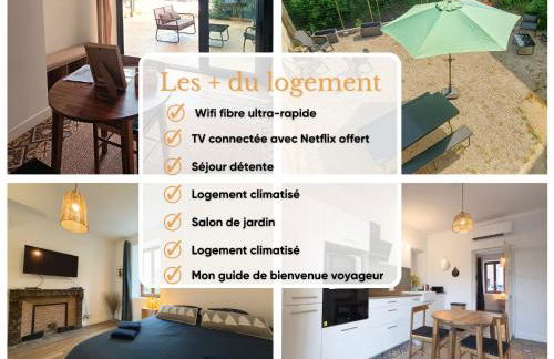 Evasion, vue jardin, Terrasse, WIFI haut-débit, RDC - Foto 4
