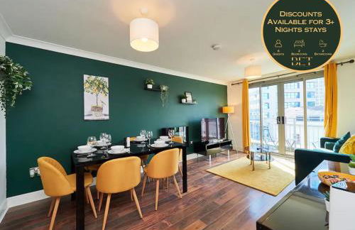 Cosy Emerald Suite - Two Story Duplex Apartment - Balcony - Contractors - Family - City Centre - Broadway Plaza - Five Ways - Sleeps 6 - Foto 2