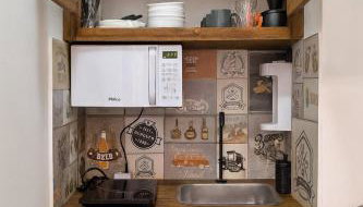 Studio 3 min Centro c Garagem e Ar condicionado - Foto 2, stove, minibar