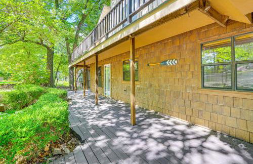 Lake-View Home with Deck and Gas Grill in Bernice! - Foto 37