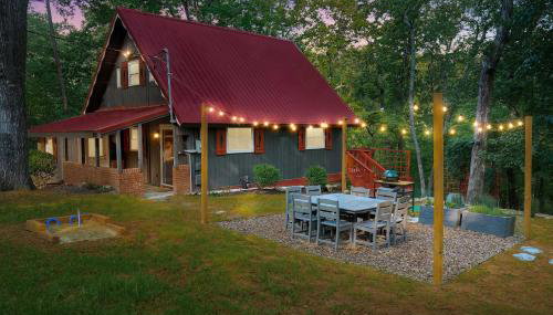 Red A Frame Shenandoah Escape Fire Pit BBQ - Foto 1