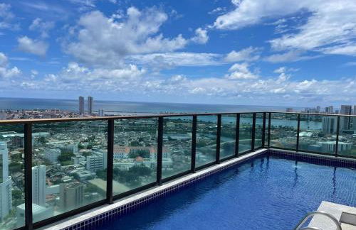 Flat Recife ilha do leite - Luxury piscina térmica - Foto 23