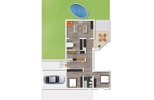 Holiday home in Erbach with swimming pool - Foto 22