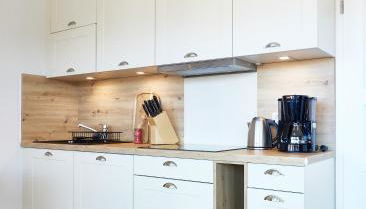 Ferienwohnung mit Seesicht Grimmershörnbucht - Foto 3, stove, minibar