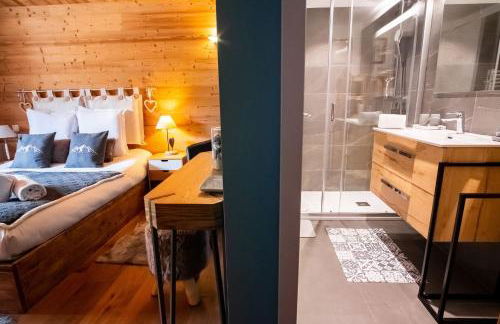 Refuge des Alpages - Duplex - Vue Aiguillette des Houches - Foto 6