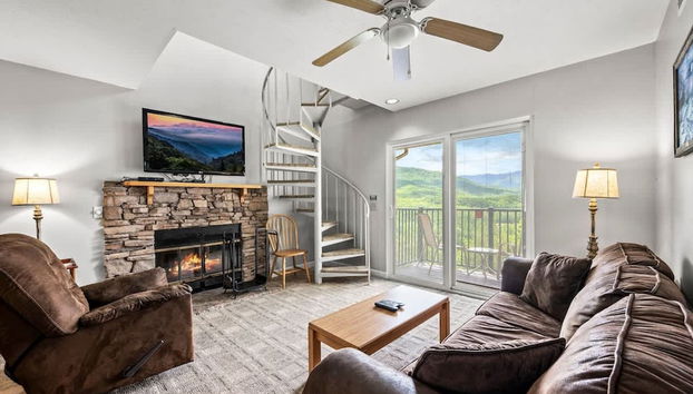 Sleeps 6 Mountain Views Heated Pool Playground - Foto 5, Habitación