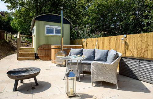 Luxury Coastal Shepherds Hut with hot tub, dining dome & a 5 Minute Walk to Pubs and Village - Foto 7