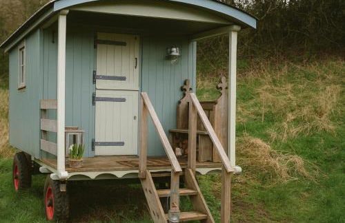 1 Bed Shepherds Hut - Sleeps 2 -wood Fired Hot Tub - Foto 11