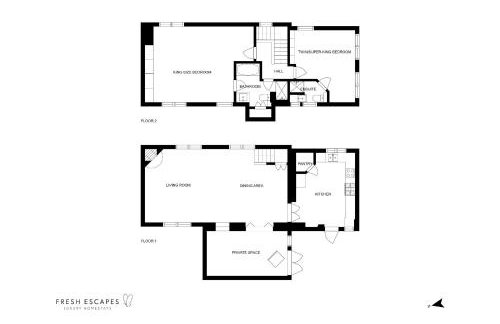 The Old Coach House - Converted barn with private garden parking and fireplace - Foto 6