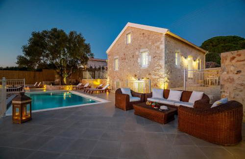 Fiscardo Luxury Stone Villa Alex ,with sunset view! - Photo 7