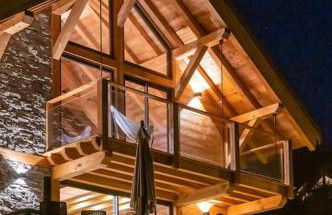 Chalet en bois et pierre avec Bain nordique - Foto 9